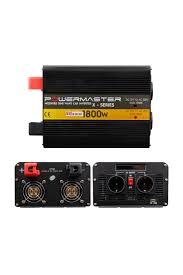 Powermaster 12 V Volt 1800 W Watt Modifiye Sinus İnverter İnvertör 12-220 V Çevirici Dönüştürücü Dijital Ekranlı