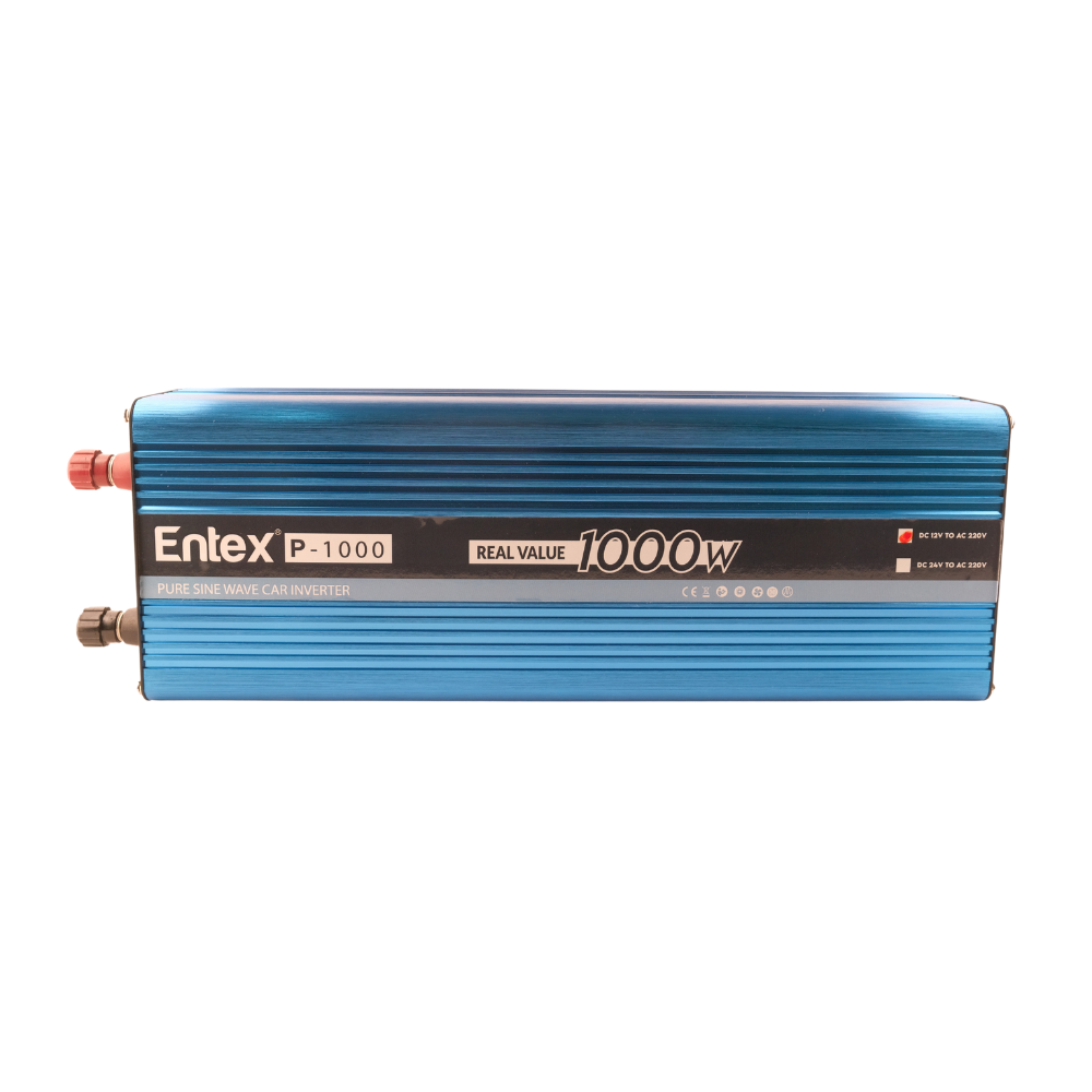 Entex 12 V Volt 1kW 1000 W Watt Tam Sinus Solar İnverter 220 Çevirici İnvertör Dijital Ekranlı Dönüştürücü