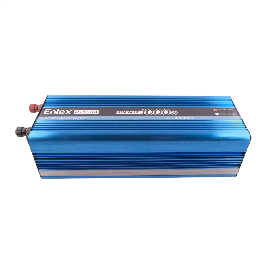 Entex 12 V Volt 1kW 1000 W Watt Tam Sinus Solar İnverter 220 Çevirici İnvertör Dijital Ekranlı Dönüştürücü