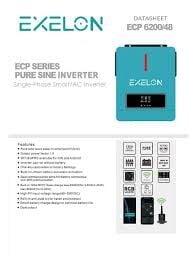 Exelon 48 V Volt 6200 W Watt 6.2 kW MPPT Tam Sinus Akıllı İnverter 220 Volt Çevirici İnvertör