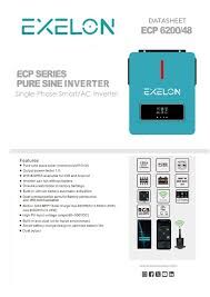 Exelon 48 V Volt 10.200 W Watt 10.2 kW MPPT Tam Sinus Akıllı İnverter 220 V Volt Çevirici İnvertör