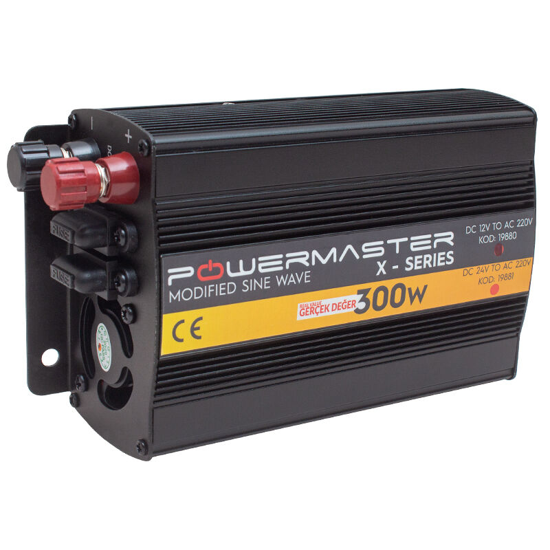 Powermaster 12 V Volt 300 W Watt Modifiye Sinus Solar İnverter 220V Çevirici İnvertör Dönüştürücü