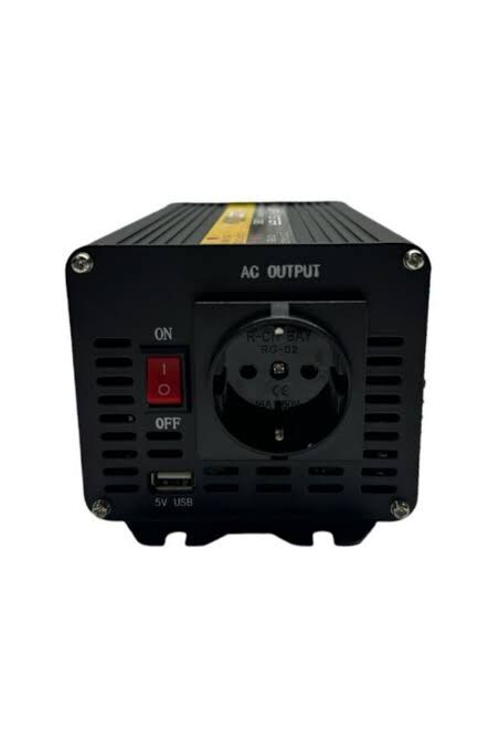Powermaster 12 V Volt 600 W Watt Modifiye Sinus Solar İnverter 220V Çevirici İnvertör Dönüştürücü