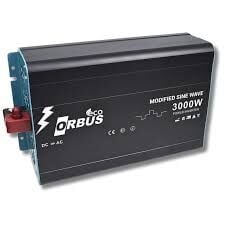 Orbus 12 V Volt 3000 Watt 3 kW Modifiye Sınus İnverter DC-AC Çevirici İnvertör
