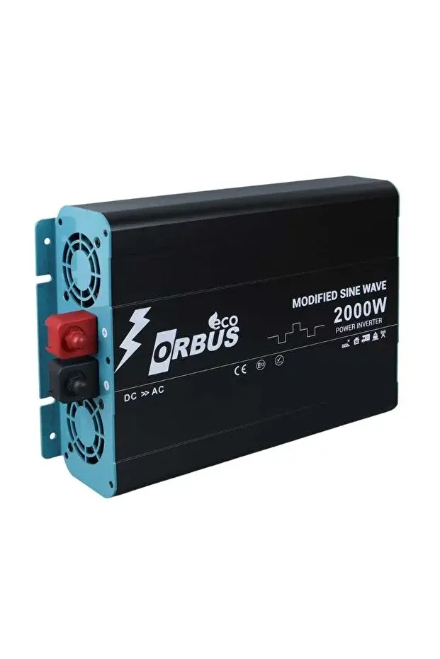 Orbus 12 V Volt 2000 W Watt 2 kW Modifiye Sinüs İnverter İnvertör Çevirici