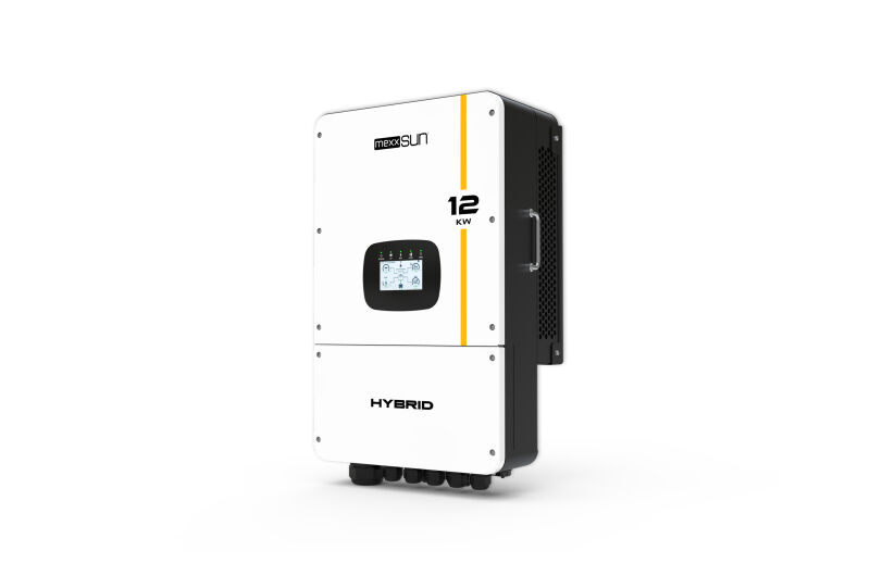 Mexxsun 12 kW 12000 W Watt Hibrit Hybrid Monofaz LV Voltaj İnverter İnvertör