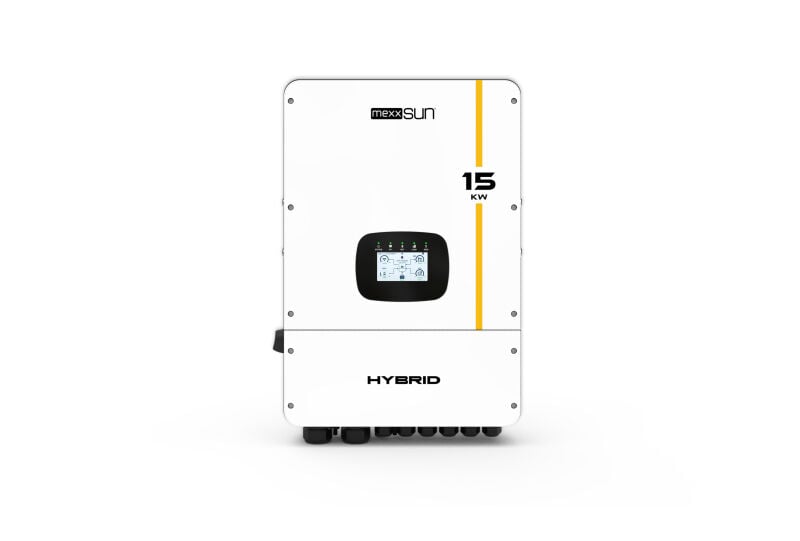Mexxsun 15 kW 15000 W Watt Hibrit Hybrid Trifaze LV Voltaj İnverter İnvertör