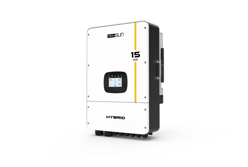 Mexxsun 15 kW 15000 W Watt Hibrit Hybrid Trifaze LV Voltaj İnverter İnvertör