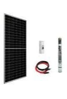 24V Volt 0.4 HP 0.3 kW 300 W Watt Dc Kademeli Dalgıç Solar Pompa 455 Watt Güneş Paneli Solar Sulama Paket Sistem