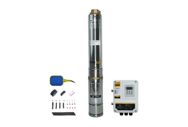 110 V Volt 1.6 HP 1.3 kW 1300 W Watt Dc Kademeli Dalgıç Solar Pompa 1820 Watt Güneş Paneli Solar Sulama Paket Sistem