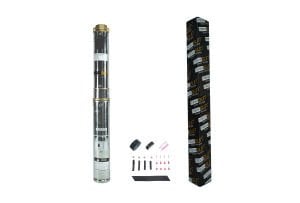 Mexxsun 24 V Volt DC Fırçasız 0,4 Hp 300 W Watt 0,3 kW Kademeli Solar Dalgıç Su Pompası 3 Ton