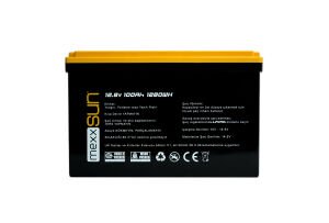 Mexxsun 12.8 V  Volt 100 Ah Amper 1280 Wh Lityum Batarya (LiFePo4)