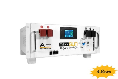 Mexxsun 48 V Volt 100 Ah Amper Lityum LifePo4 Batarya