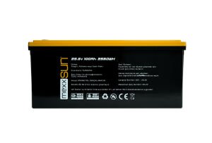 Mexxsun 25.6 V Volt 100 Ah Amper 2560 Wh Lityum Akü (LiFePo4)