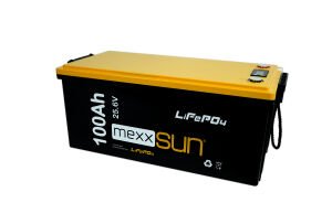 Mexxsun 25.6 V Volt 100 Ah Amper 2560 Wh Lityum Akü (LiFePo4)
