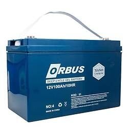 Orbus 12 V Volt 100 A Amper Nano Karbon Solar Jel Akü