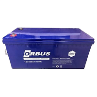 Orbus 12 Volt 200 Amper Nano Karbon Solar Jel Akü