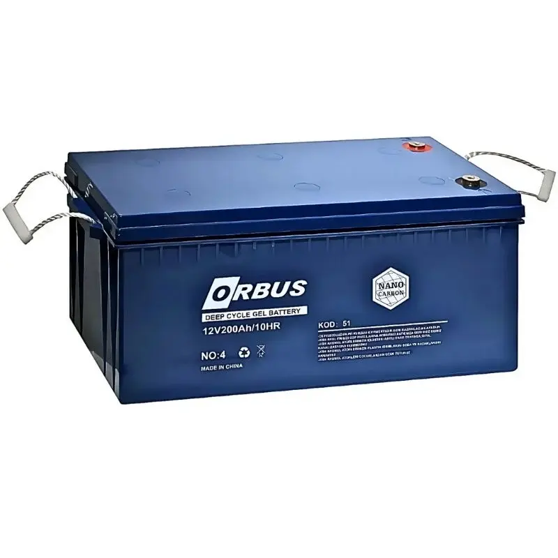 Orbus 12 V Volt 200 A Amper Nano Karbon Solar Jel Akü