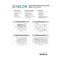 Exelon 12 V Volt 200 Ah Amper Jel Akü Batarya Deep Cycle Derin Döngü Solar Akü