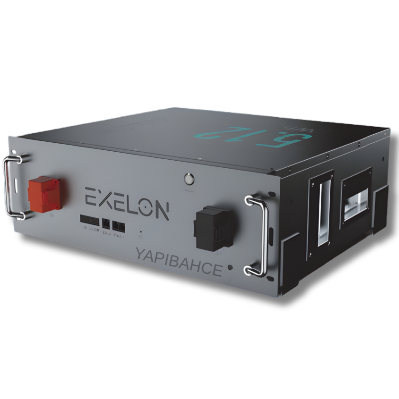 Exelon 51.2V 100 Ah Lityum Akü Rack Tipi