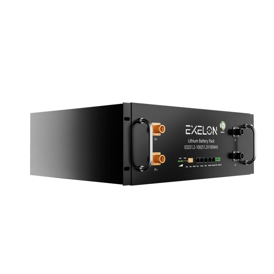 Exelon 51.2V 100 Ah Lityum Akü Rack Tipi
