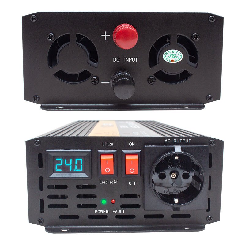 Powermaster 24 V Volt 1500 W Watt Modifiye Sinüs Dijital Ekranlı İnverter
