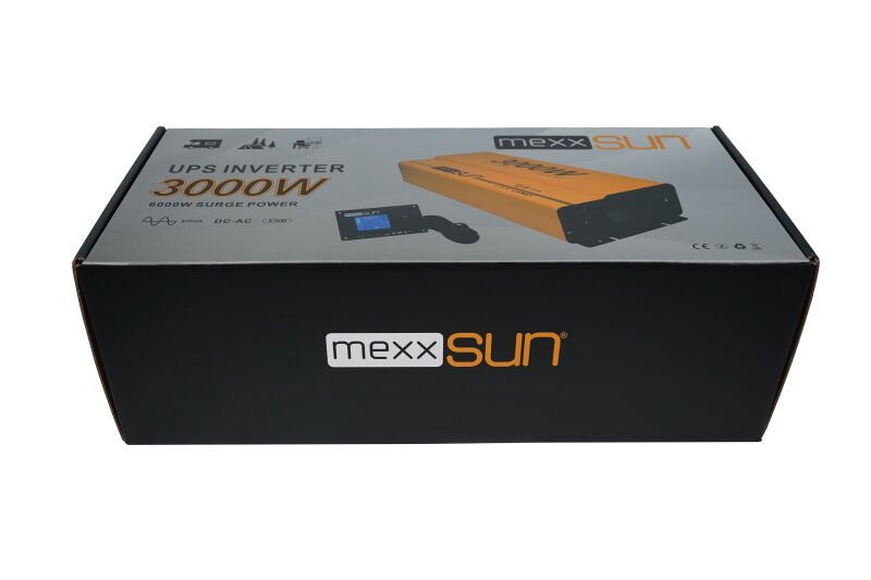 Mexxsun 12 V Volt 3000 W Watt UPS (Ramote Ekran) Tam Sinüs İnverter