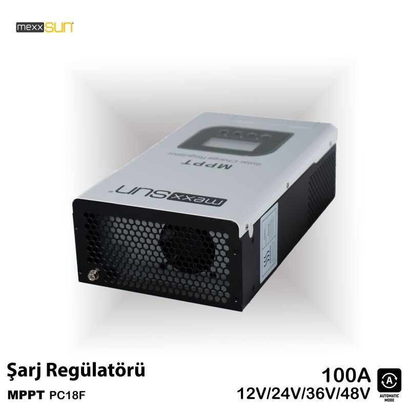 Mexxsun 100 A Amper 12/24/48 V Volt MPPT Şarj Kontrol Cihazı