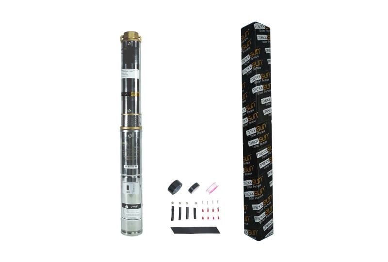 Entech Enerji 24 V Volt 0.4 HP 0.3 kW 300 W Watt DC Kademeli Dalgıç Solar Pompa 550 Watt Güneş Paneli Solar Sulama Paket Sistem