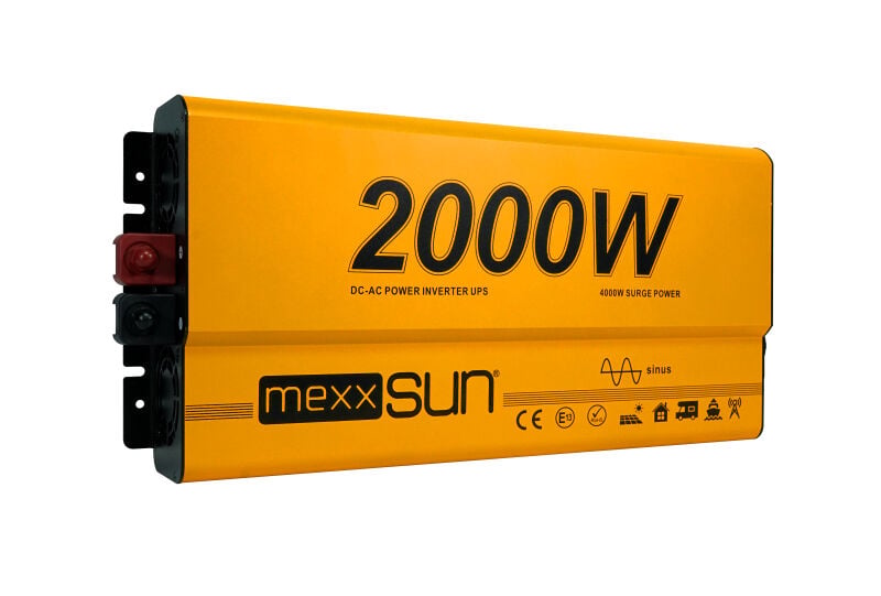 Mexxsun 12 V Volt 2000 W Watt Tam Sinüs UPS İnverter (Remote Ekran)