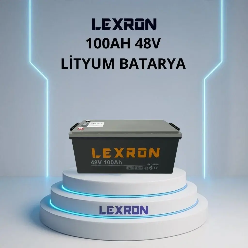 Lexron 48 Volt 100 Amper Lityum Batarya