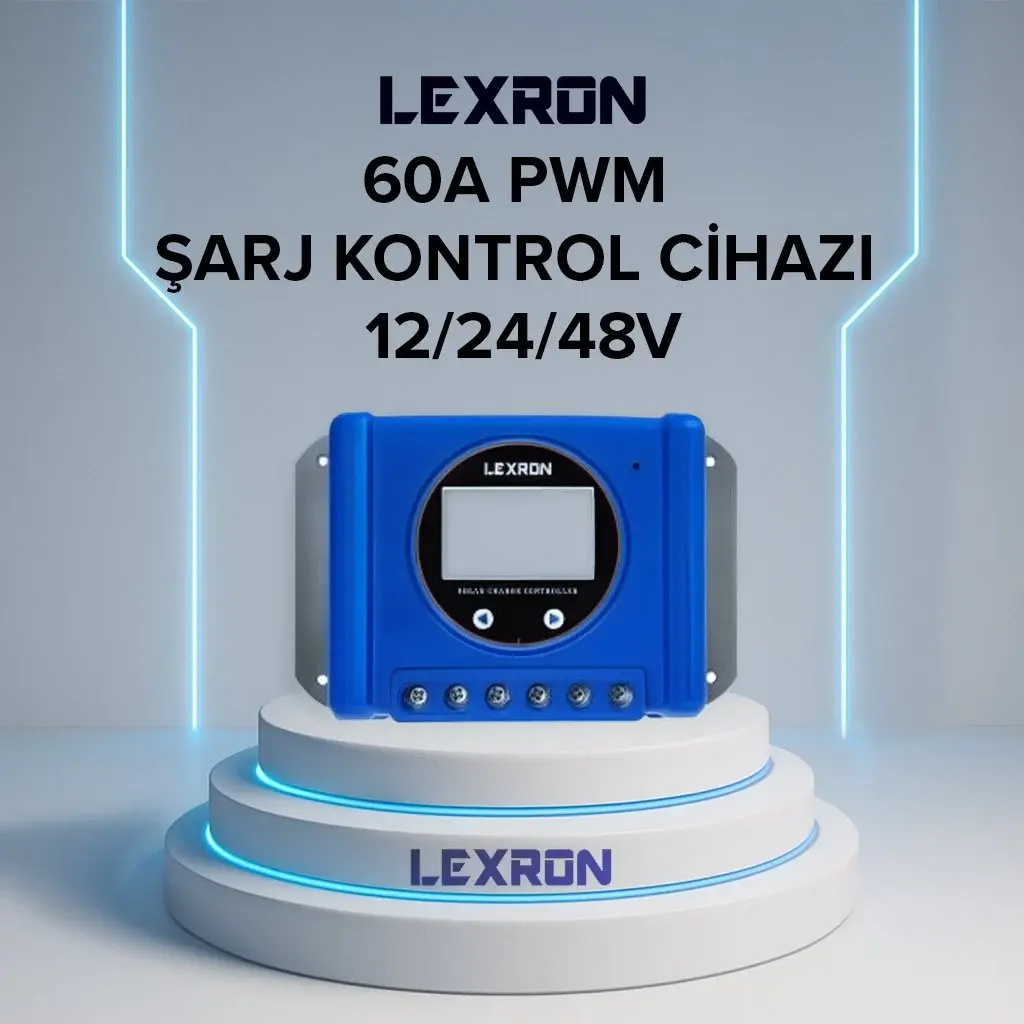 Lexron 60 Amper PWM Şarj Kontrol Cihazı
