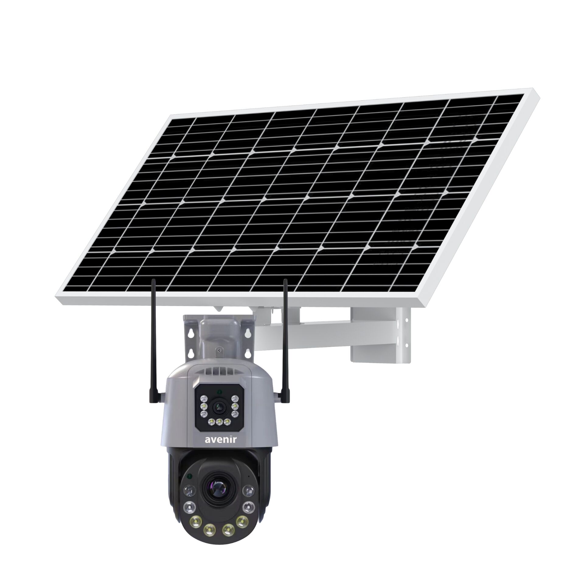 Avenir AV-M05 6MP 36X 2 Kameralı 7/24 Kayıtlı 4G Sim Kartlı Kamera 90 W 40 Ah Solar Panel