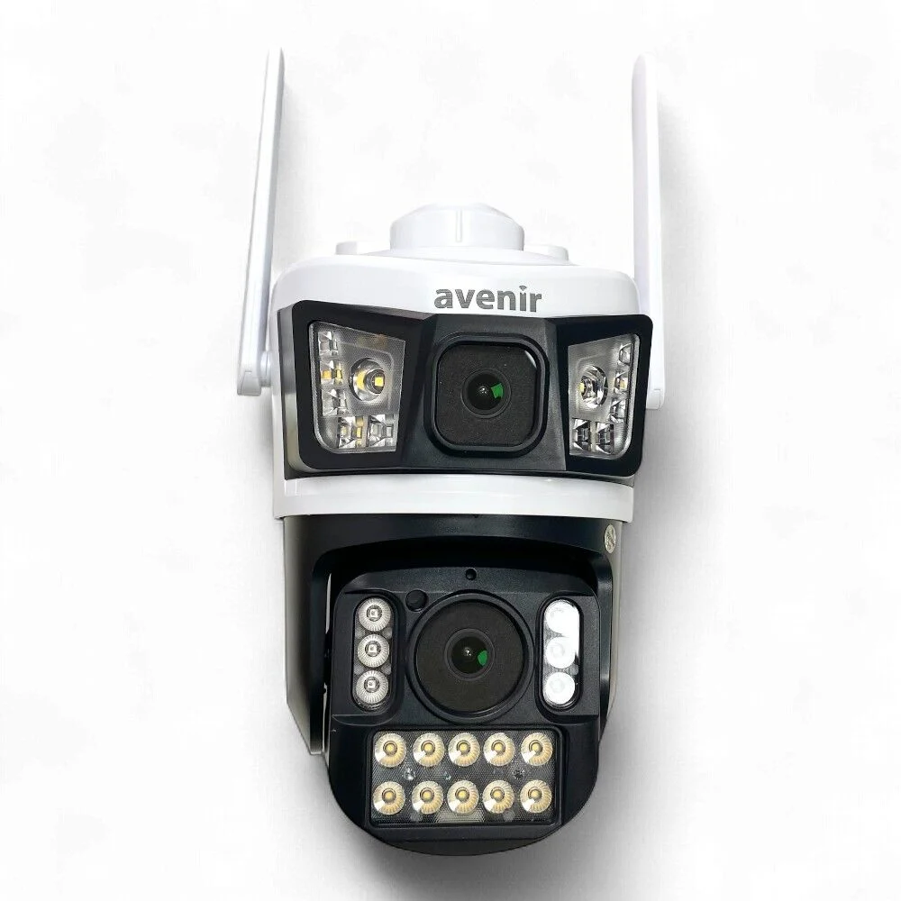 Avenir AV-S425 6 MP 2 Kameralı 4G Solar PTZ Kamera