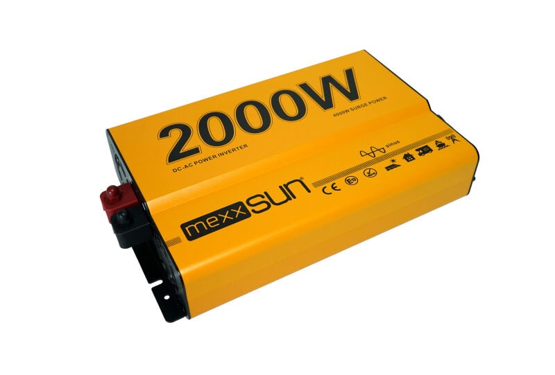 Mexxsun 12 V Volt 2000 W Watt 2 kW Tam Saf Sinüs İnverter İnvertör 220 Çevirici